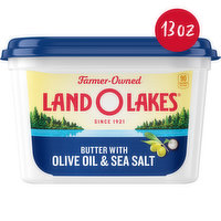 Land O Lakes Butter with Olive Oil and Sea Salt, 13 Ounce