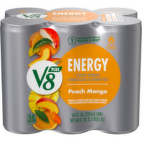 V8® +Energy® Peach Mango Energy Drink, 48 Fluid ounce