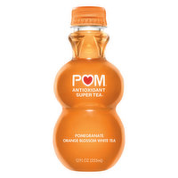 Pom Super Tea, Antioxidant, White Tea, Pomegranate Orange Blossom, 12 Ounce