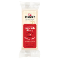 Cabot Vermont Seriously Sharp White Cheddar, 8 Ounce