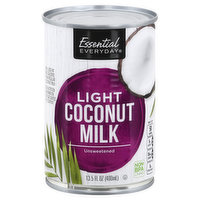 Essential Everyday Coconut Milk, Light, Unsweetened, 13.5 Ounce
