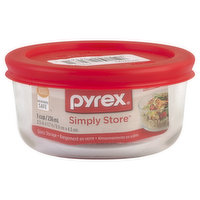 Pyrex Glass Storage, 1 Cup, 1 Each
