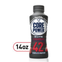 Core Power Elite  Protein Strawberry Elite 42G Bottle, 14 Fluid ounce