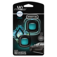 Febreze Unstopables/Unstoppables Febreze Unstopables Car Odor-Fighting Vent Clip Fresh Scent, 2 Count, 0.14 Ounce