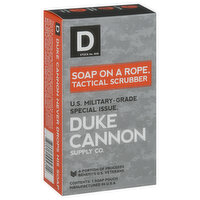 Duke Cannon Supply Co. Tactical Scrubber, Soap On a Rope, 1 Each