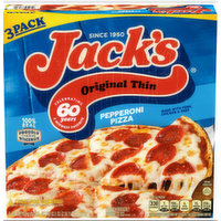 Jack's  Original Thin Crust Pepperoni Pizza, 3 Each