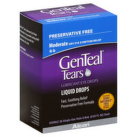 GenTeal Eye Drops, Lubricant, Liquid Drops, 36 Each