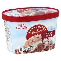 Stoneridge Creamery Ice Cream, Rocky Road, 1.5 Quart