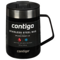 Contigo Mug, Stainless Steel, Licorice, 14 Fluid Ounce, 1 Each