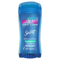 Secret Outlast Outlast Clear Gel Antiperspirant Deodorant for Women, Completely Clean 3.4 oz, 2.6 Ounce