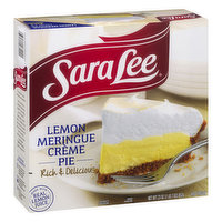 Sara Lee Pie, Lemon Meringue Creme, 23 Ounce