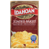 Idahoan Mashed Potatoes, Loaded Baked, 4 Ounce