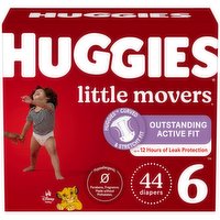 Huggies Little Movers Diapers, Disney Baby, 6 (Over 35 lb), 44 Each