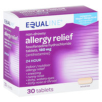 Equaline Allergy Relief, Non-Drowsy, Tablets, 30 Each