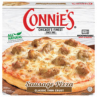 Connie's Pizza, Classic Thin Crust, Sausage, 8.1 Ounce