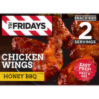 TGI Fridays Honey BBQ Chicken Wings Frozen Snacks, 9 Ounce