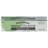 Danish Creamery Butter, Rosemary Salt, European Style, 4 Ounce