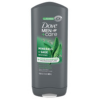 Dove Men+Care Body + Face Wash, Reviving, Minerals + Sage, 13.5 Fluid ounce