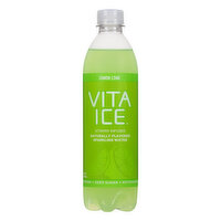 Vita Ice Sparkling Water, Lemon Lime, 17 Ounce