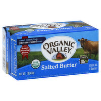 Organic Valley Butter, Salted, 1 Pound