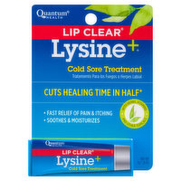 Quantum Health Lip Clear Cold Sore Treatment, Lysine+, 0.25 Ounce