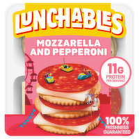 Lunchables Pepperoni & Mozzarella Cheese Snack Kit with Crackers, 2.25 Ounce