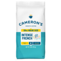 Cameron's Coffee, Whole Bean, Dark Roast, Intense French, 28 Ounce