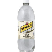Schweppes Tonic Water, Diet, 33.8 Ounce