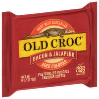 Old Croc Aged Cheese, Bacon & Jalapeno, 6 Ounce