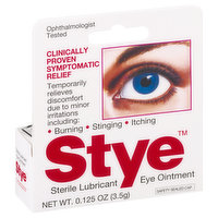 Stye Eye Ointment, Sterile Lubricant, 0.125 Ounce