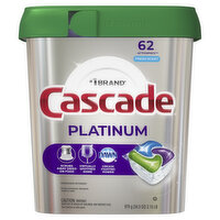 Cascade Cascade Platinum Dishwasher Pods, 62 Count, 62 Each