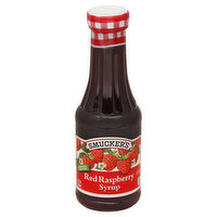 Smucker's Syrup, Red Raspberry, 12 Ounce