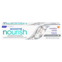 Sensodyne Toothpaste, Natural Mint & Citrus Oil, Healthy White, 4 Ounce