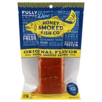 Honey Smoked Fish Co Salmon, Original, Honey Smoked, 8 Ounce