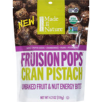 Made In Nature Fruision Pops, Cran Pistach, 4.2 Ounce