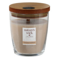 Nature's Wick Candle, Coconut Saffron, 1 Each