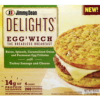 Jimmy Dean Egg'wich, The Breadless Breakfast, 4 Each