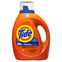 Tide Liquid Laundry Detergent, Original, 80 loads, 105 fl oz, HE Compatible, 105 Fluid ounce