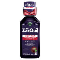 Vicks Night Pain Vicks ZzzQuil Nighttime Pain Reliever Sleep Aid Liquid, Over-the-Counter Medicine, 12 Oz, 12 Fluid ounce