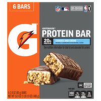 Gatorade Protein Bars, Cookies and Creme, 6 Each