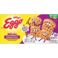 Eggo Frozen Mini Waffles, Cinnamon Toast, 10 Each