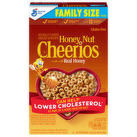 Cheerios Cereal, Honey Nut, Family Size, 18.8 Ounce