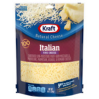 Kraft Shredded Cheese, Five Cheese, Italian