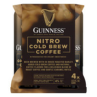 Guinness Beer, Nitro Coffee, Cold Brew, 4 Pack, 4 Each