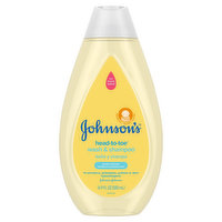 Johnson's Wash & Shampoo, Head-to-Toe, Newborn, 16.9 Ounce