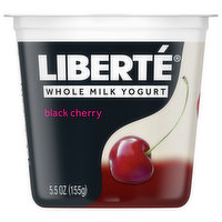 Liberte Yogurt, Whole Milk, Black Cherry, 5.5 Ounce