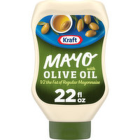 Kraft Mayo with Olive Oil Reduced Fat Mayonnaise, 22 Fluid ounce