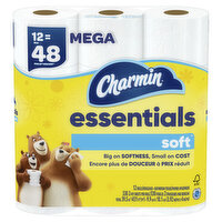 Charmin Essentials Soft Charmin Essentials Soft Toilet Paper 12 Mega Rolls, 12 Each