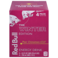 Red Bull The Winter Edition Energy Drink, Pear Cinnamon, 4 Pack, 4 Each