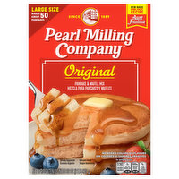 Pearl Milling Company Pancake & Waffle Mix, Original, Large Size, 32 Ounce